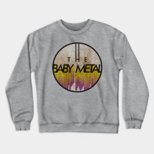 THE BABY METAL - VINTAGE YELLOW CIRCLE Crewneck Sweatshirt